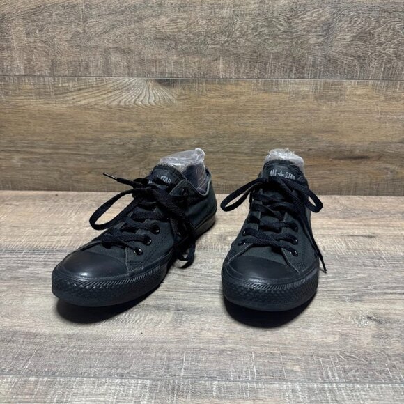 Converse Chuck Taylor All Star Ox Low Black Canvas Sneakers Women's Size 9.5 - Picture 1 of 7